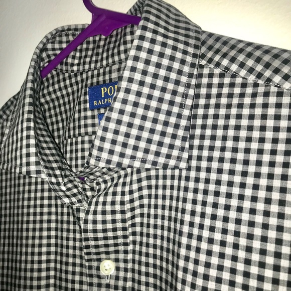 Mens button down Polo Classic Fit Cotton stretch - Picture 5 of 5